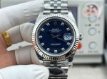 Rolex Datejust 3235 Movement 41mm 72h Diamond Markers Dark Blue Face Watch